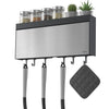 Metaltex kitchen helpers tango keukenrolhouder met snijhulp 38x6x17 cm rvs grijs