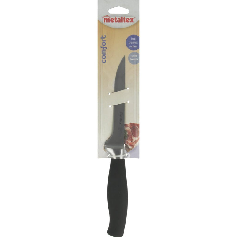 Metaltex comfort vleesmes 28 cm zwart rvs