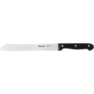 Metaltex professional broodmes 32.5 cm zwart rvs