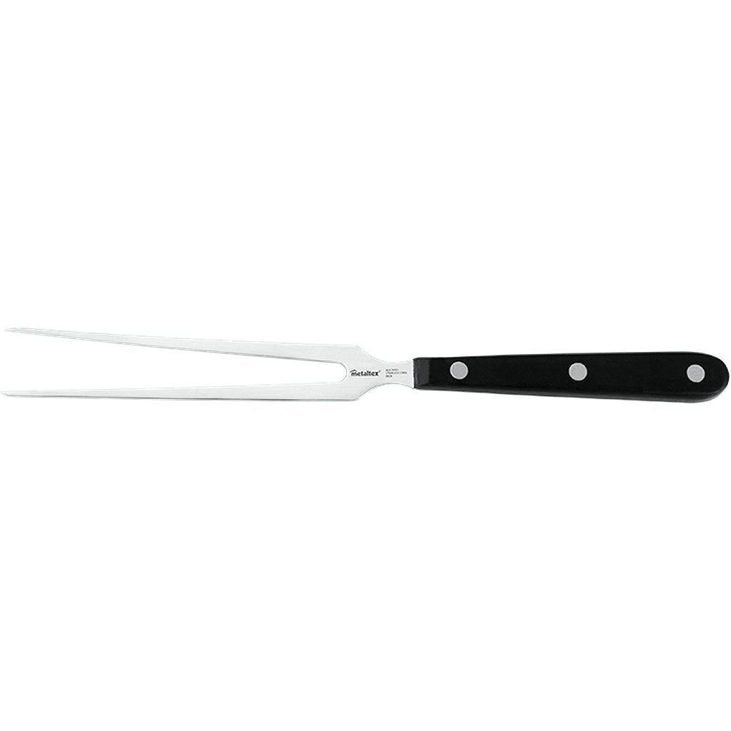 Metaltex professional vork 28.5 cm rvs zwart