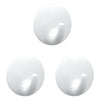 Metaltex plakhaken 3 stuks wit