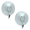 Metaltex haken met zuignap 2 stuks