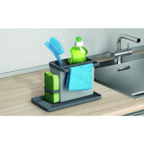 Metaltex kitchen helpers tidy tex gootsteen organiser 24x13x14 cm grijs - afbeelding 4