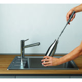 Metaltex around the sink borstel 30 40x3.5 cm grijs - afbeelding 3