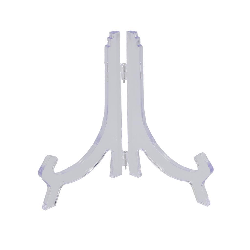Metaltex bordenstandaard 18-26 cm acryl transparant