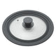 Metaltex pannendeksel 16-20 cm glas silicone zwart