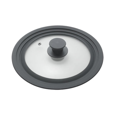 Metaltex pannendeksel 20-24 cm glas silicone zwart