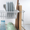 Tomado-metaltex tomado-metaltex silver afdruiprek 45x31x28cm 2 verdiepingen