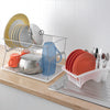 Tomado-metaltex tomado-metaltex silver afdruiprek 45x31x28cm 2 verdiepingen