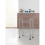 Metaltex tomado keuken badkamer opbergtrolley lugano 41x23x63 cm wieltjes - afbeelding 3