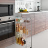 Tomado-metaltex metaltex slim de luxe opbergkar met 3 mandjes metallic