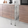 Tomado-metaltex metaltex slim de luxe opbergkar met 3 mandjes metallic