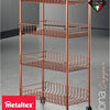 Metaltex Metaltex Trolleykastje Ascona 84x41cm Staal Koper