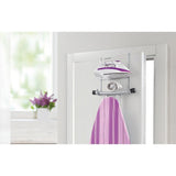 Metaltex over the door space saver strijksethouder 28x12x28 cm zilver - afbeelding 2