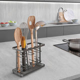 Metaltex keukengerei houder 23x11x15 cm metaal zwart - afbeelding 2