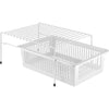 Metaltex dino rek + mand 33x45x20 cm wit