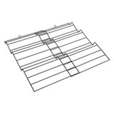 Metaltex verschuifbaar kruidenrek 26-51 cm zwart metaal - afbeelding 1