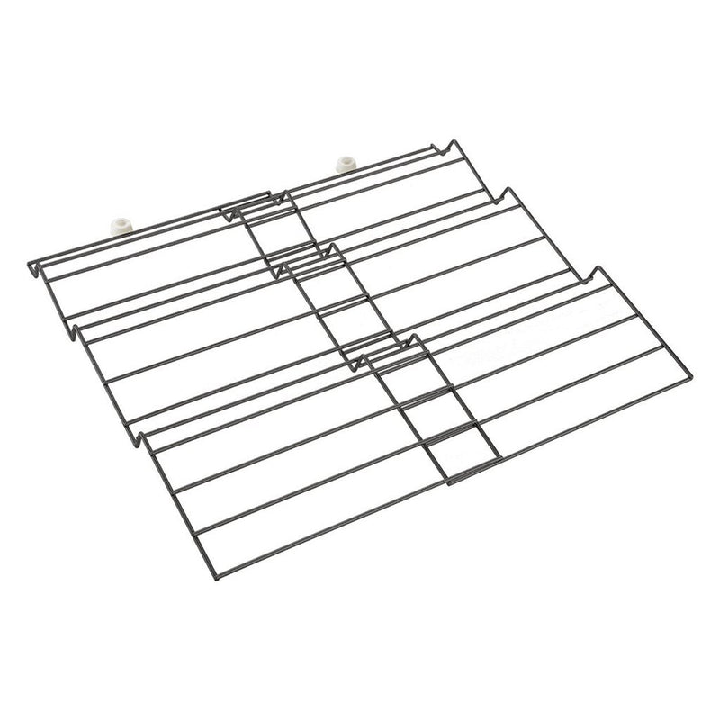 Metaltex verschuifbaar kruidenrek 26-51 cm zwart metaal