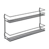 Metaltex pepito kruidenrek 2 etages 36x8x19 cm zwart