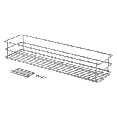 Metaltex smart kitchen schuifbaar mandje 12x42x7 cm zilver