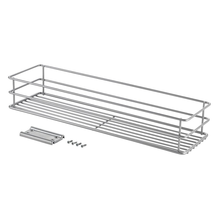 Metaltex smart kitchen schuifbaar mandje 12x42x7 cm zilver
