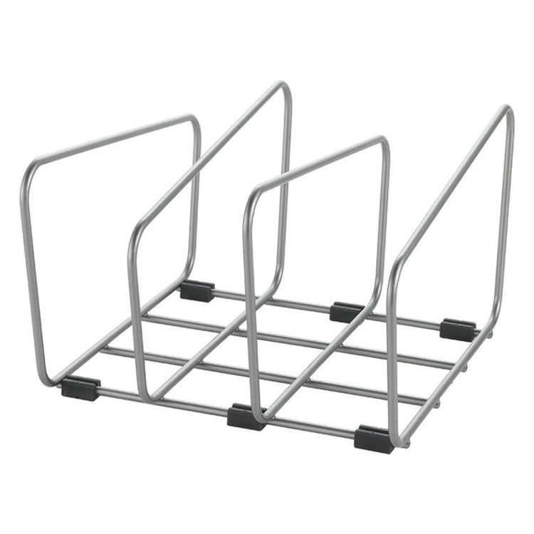 Metaltex backy bakspullen en snijplankhouder 22x21x14 cm zilver