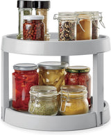 Tomado-metaltex giro 2 draaiend kruidenrek 28x21cm 2 etages - afbeelding 1