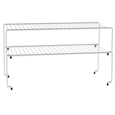 Metaltex sky ruimtewinner 2 etages 47x23x26 cm zilver