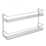 Metaltex space saver smart kitchen pepito kruidenrek 2 etages 36x8x19 cm zilver - afbeelding 1