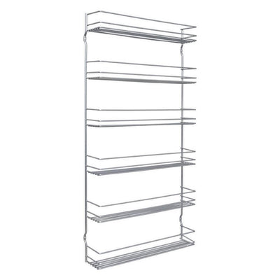 Metaltex - kruidenrek pepito 6 - 6 lagen - zilvergrijs - 36x8x71cm
