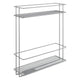 Metaltex space saver smart kitchen uitschuifbaar gootsteenkastrekje 11x38x34 cm zilver
