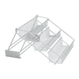 Metaltex up and down rekje 33x28x22 cm zilver - afbeelding 1