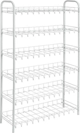 Tomado-metaltex tomado metaltex shoe 6 schoenenrek wit 64x23x104 cm 6 verdiepingen - afbeelding 1