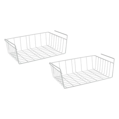 Metaltex - set van 2 hangmanden - kasthangmand - opberger - organizer - wit