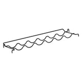 Metaltex wijnrek 25x3x68 cm zwart - afbeelding 1