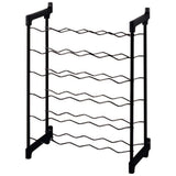 Tomado-metaltex chianti wijnrek voor 30 flessen 68x50x26 cm zwart - afbeelding 2