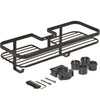 Metaltex doucherek 29x11x9 cm mat zwart