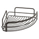 Metaltex badkamerrek 20x20x6 cm zwart