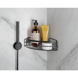 Metaltex badkamerrek 20x20x6 cm zwart - afbeelding 2