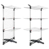 Metaltex ciclone vario droogtoren 38 m drooglengte zilver zwart