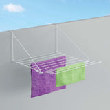 Tomado metaltex droogrek breda balkon hangdroogrek 7m wit - afbeelding 2