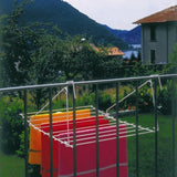 Tomado metaltex droogrek breda balkon hangdroogrek 7m wit - afbeelding 4