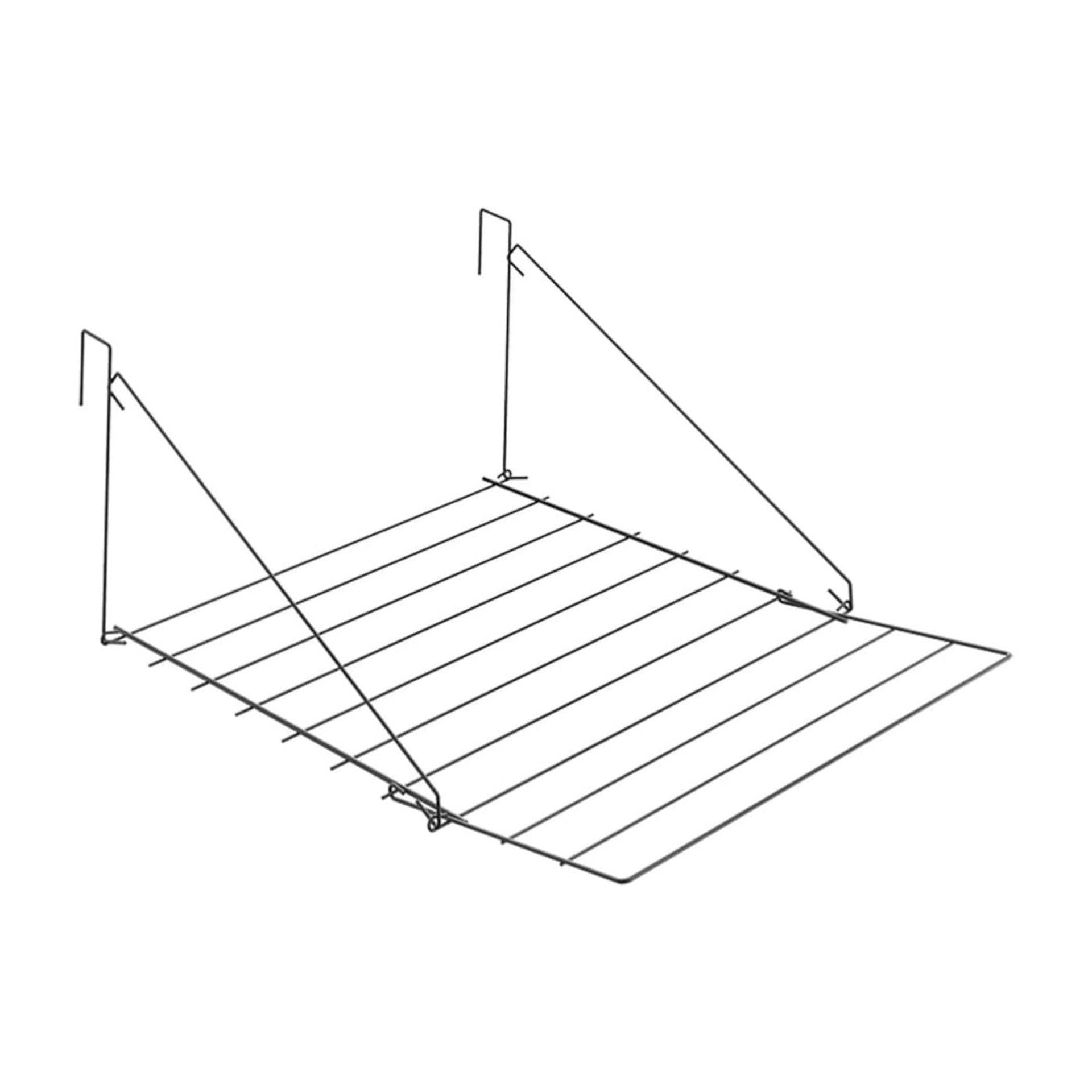Metaltex tomado - droogrek breda - 7 meter drooglengte - ophangen aan radiator, deur, douchewand of balkon - matzwart
