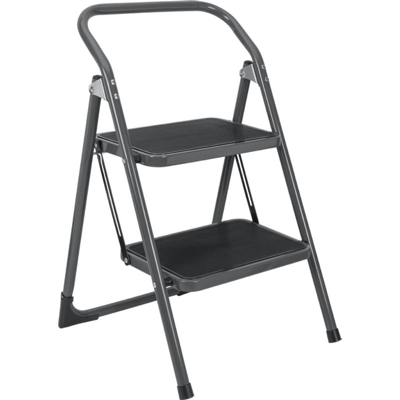 Metaltex kappa 2 huishoudtrap met 2 treden 47x48x76 cm zwart