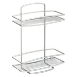 Metaltex onda doucherek 2 etages 26x11x35 cm zilver - afbeelding 1