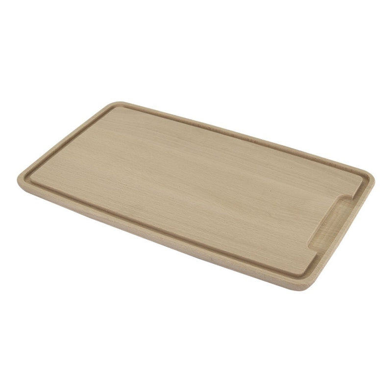 Metaltex beukenhouten snijplank met groef 39x23 cm