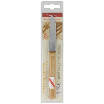Metaltex molenmes schilmes 8.5 cm hout rvs