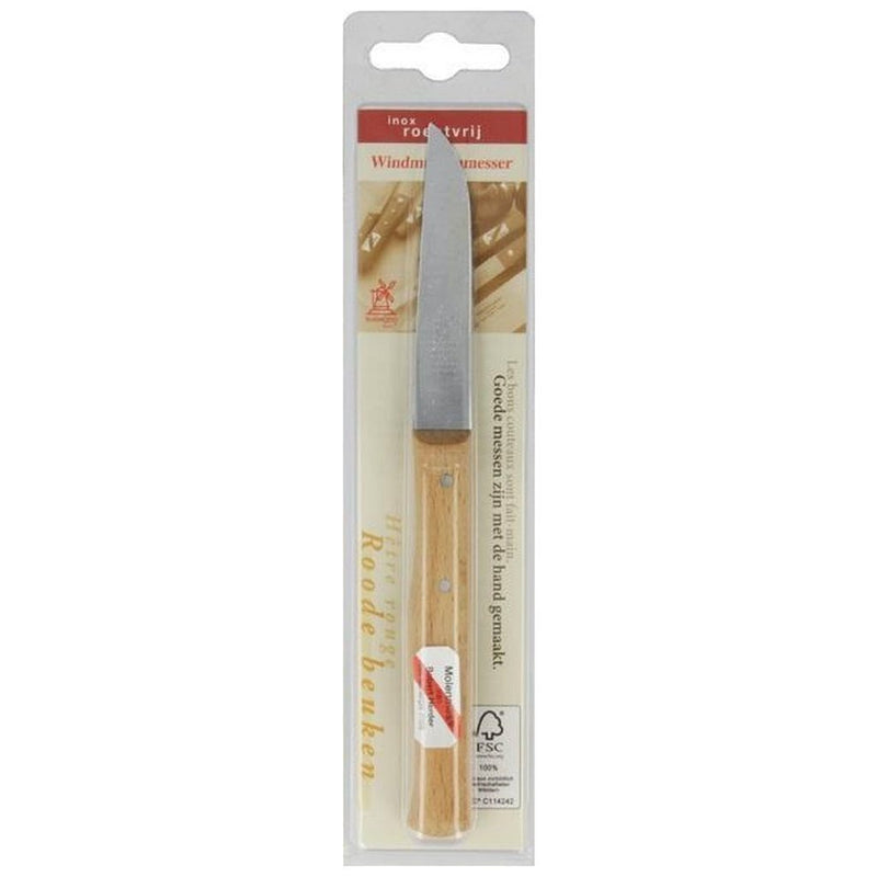 Metaltex molenmes schilmes 8.5 cm hout rvs