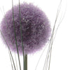 Decoris kunstbloem allium h66cm paars
