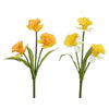 Decoris kunstbloem narcis h60cm geel 2 assorti